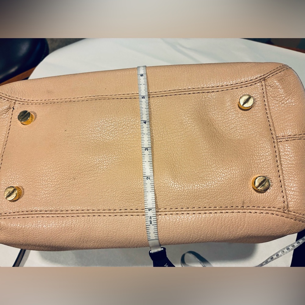 Michael Kors Double Zip Satchel  Crossbody And Double Handle Beige - Picture 10 of 16